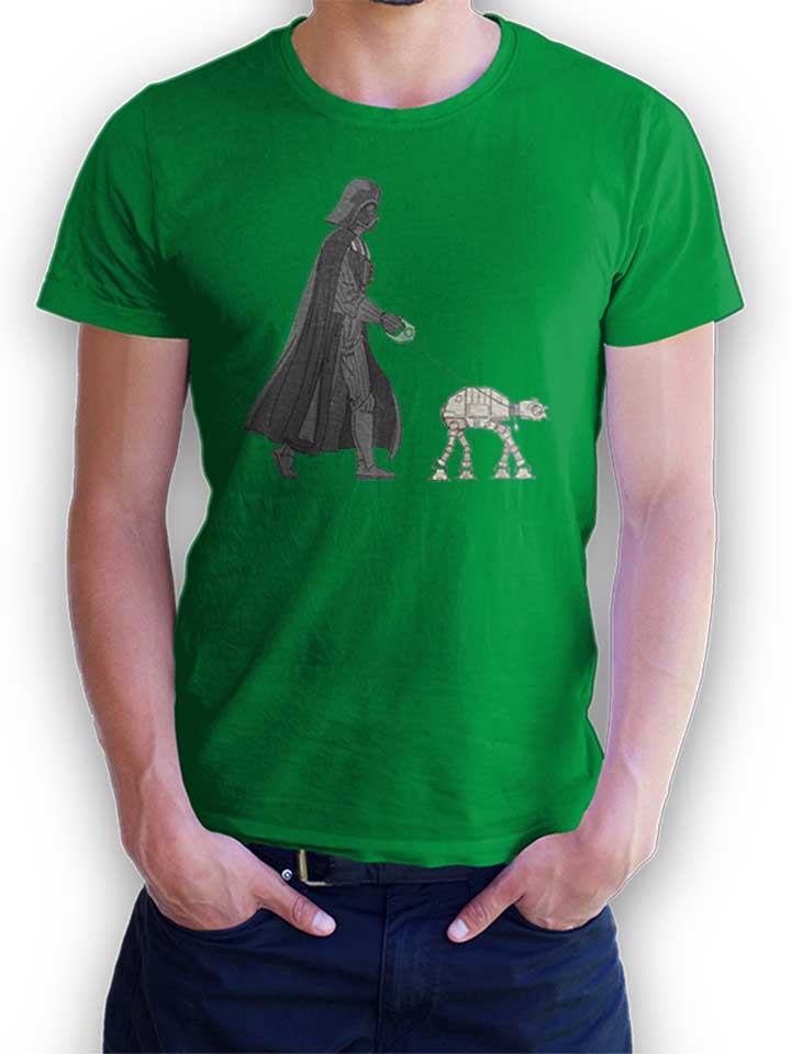 Darth Vader Walker Camiseta verde L