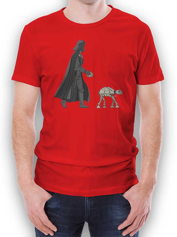 Darth Vader Walker T-Shirt rosso L