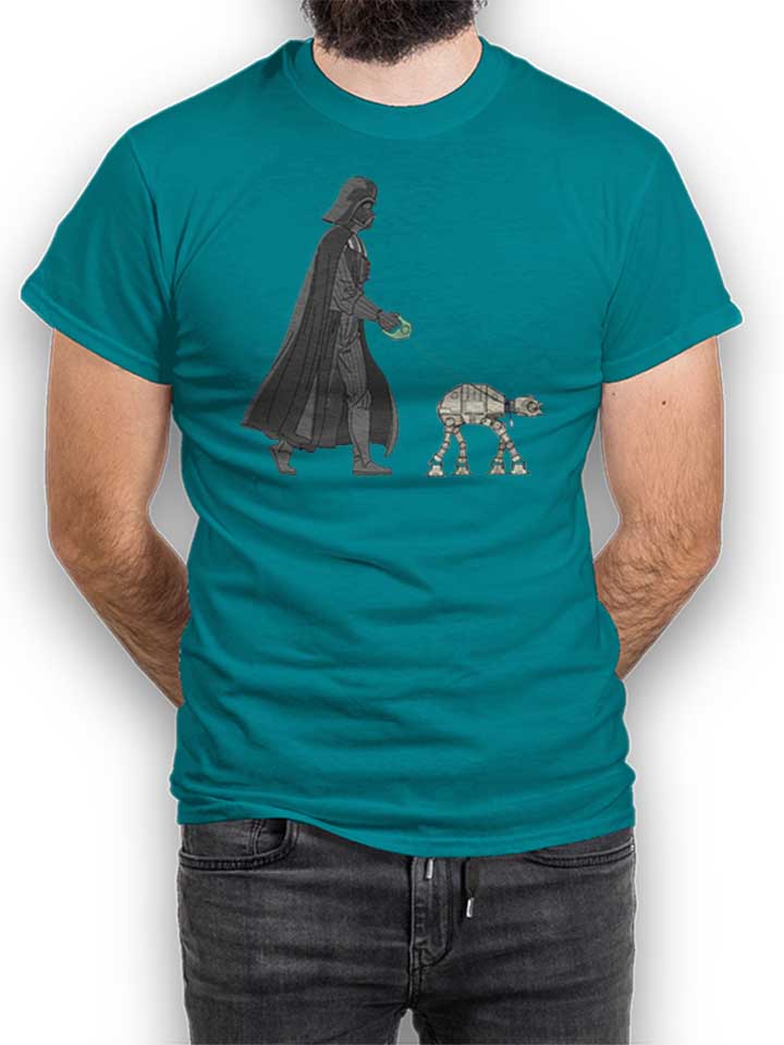 Darth Vader Walker T-Shirt turchese L