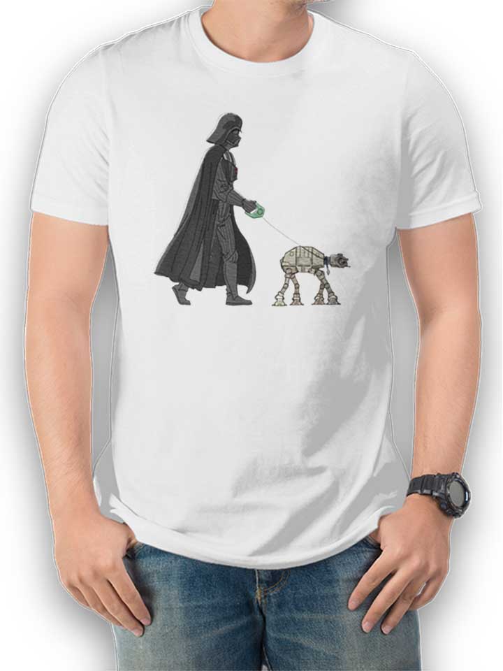 Darth Vader Walker T-Shirt weiss L
