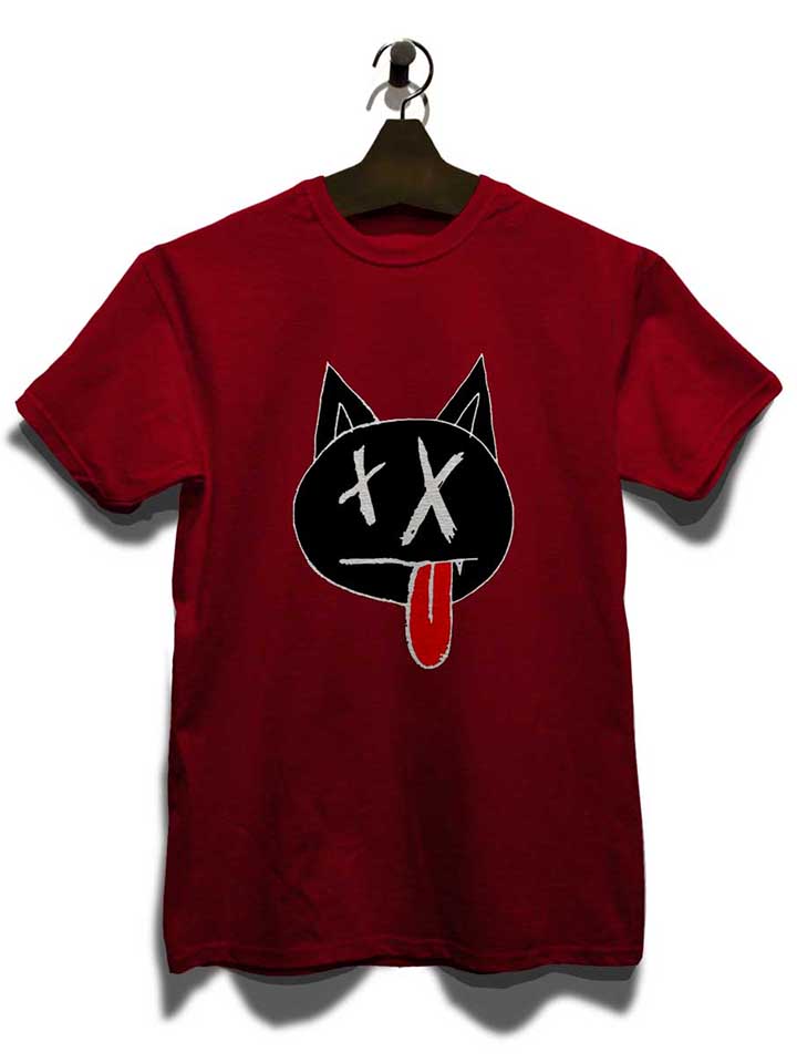 dead-cat-t-shirt bordeaux 3