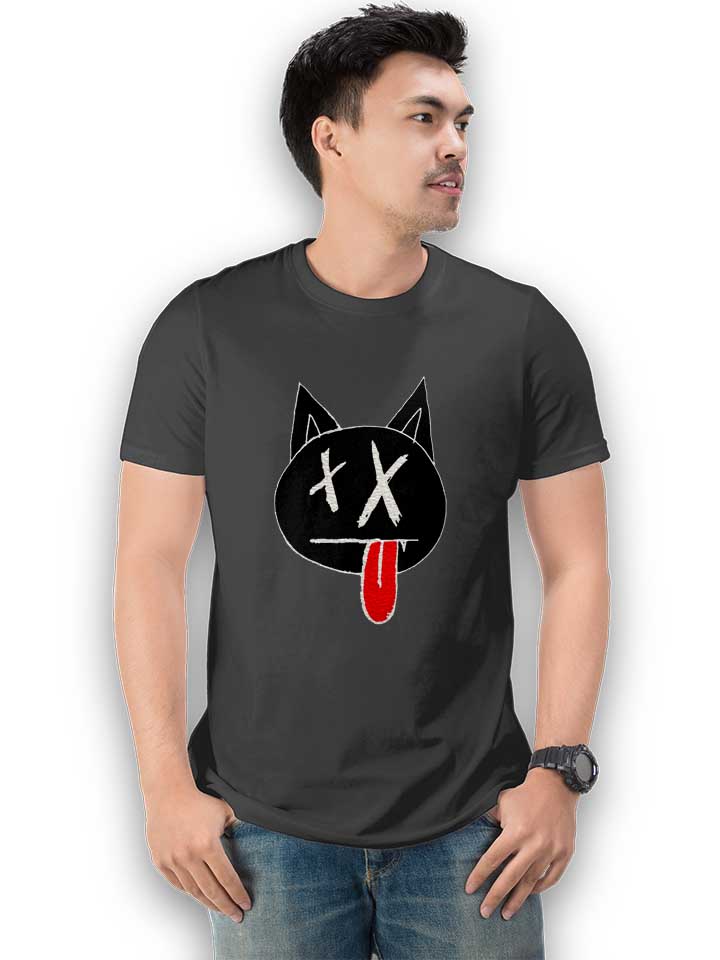 dead-cat-t-shirt dunkelgrau 2