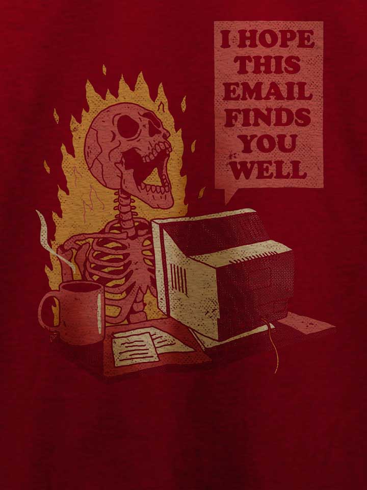 dead-e-mail-t-shirt bordeaux 4