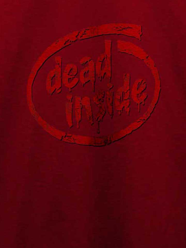 dead-inside-t-shirt bordeaux 4