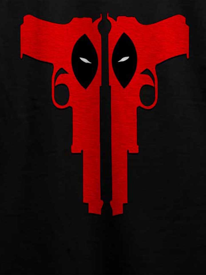 deadpool-guns-t-shirt schwarz 4