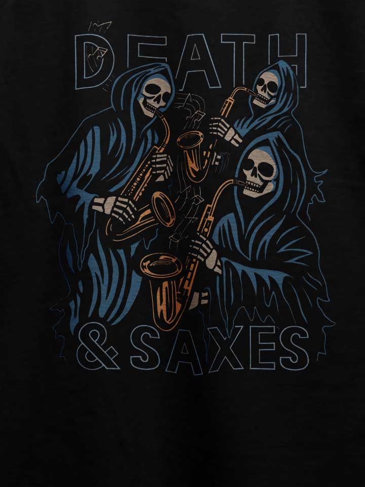 death-and-saxes-t-shirt schwarz 4