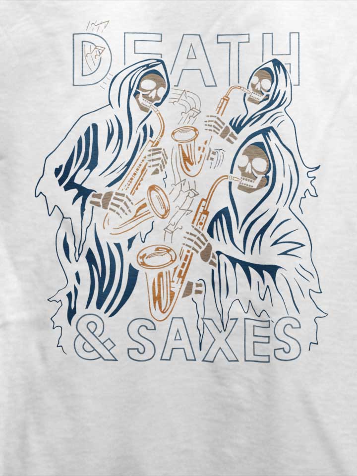 death-and-saxes-t-shirt weiss 4