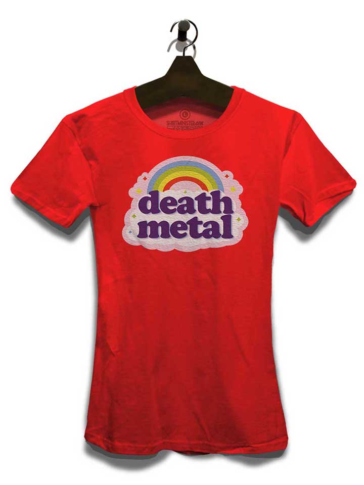 death-metal-rainbow-damen-t-shirt rot 3