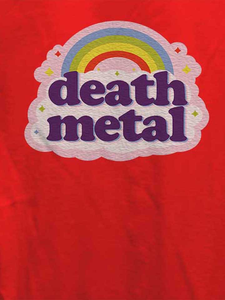 death-metal-rainbow-damen-t-shirt rot 4