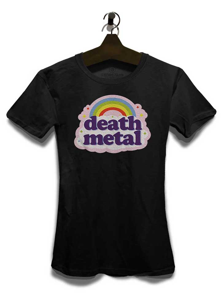 death-metal-rainbow-damen-t-shirt schwarz 3