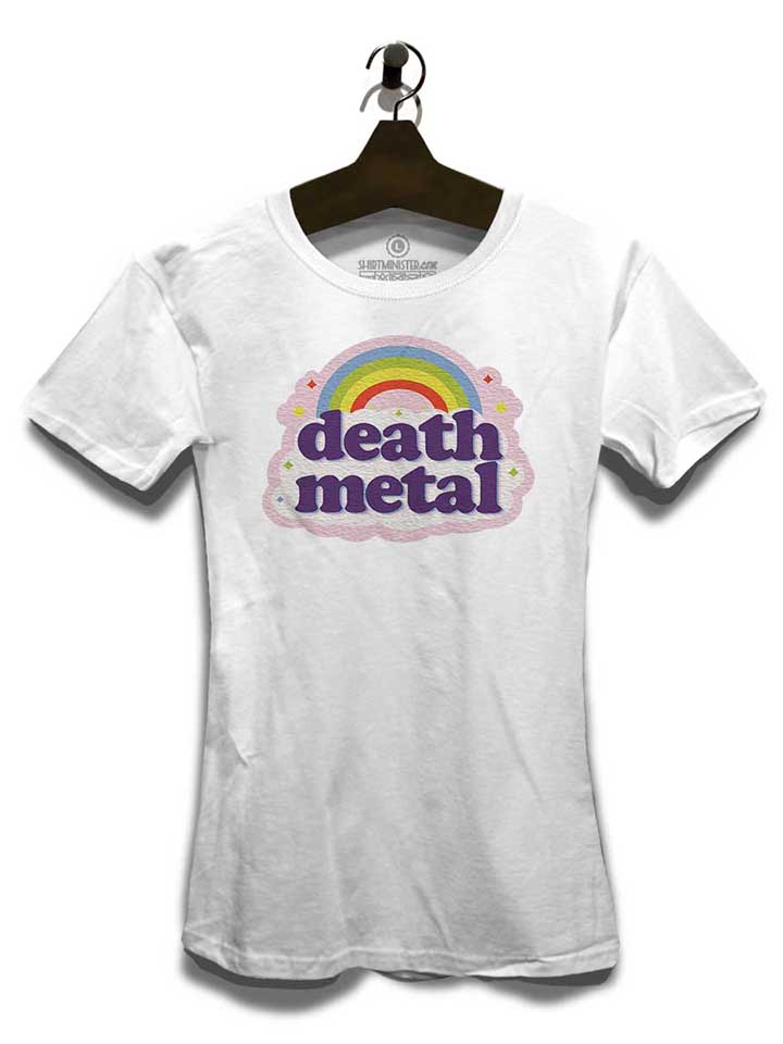 death-metal-rainbow-damen-t-shirt weiss 3