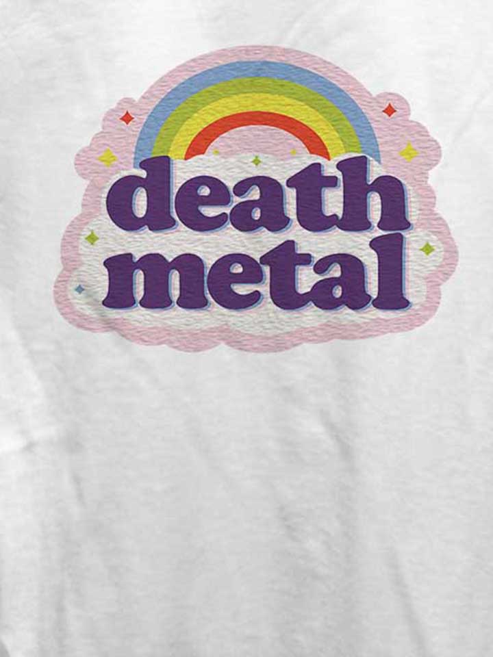 death-metal-rainbow-damen-t-shirt weiss 4