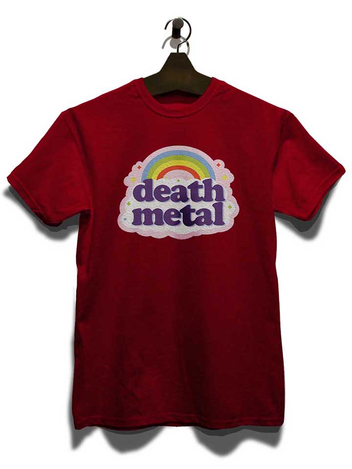 death-metal-rainbow-t-shirt bordeaux 3
