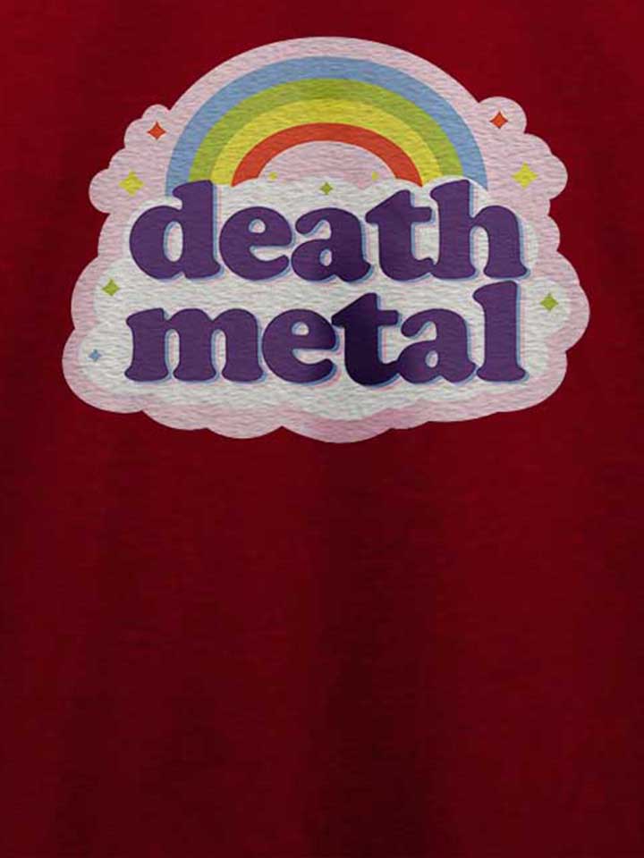 death-metal-rainbow-t-shirt bordeaux 4