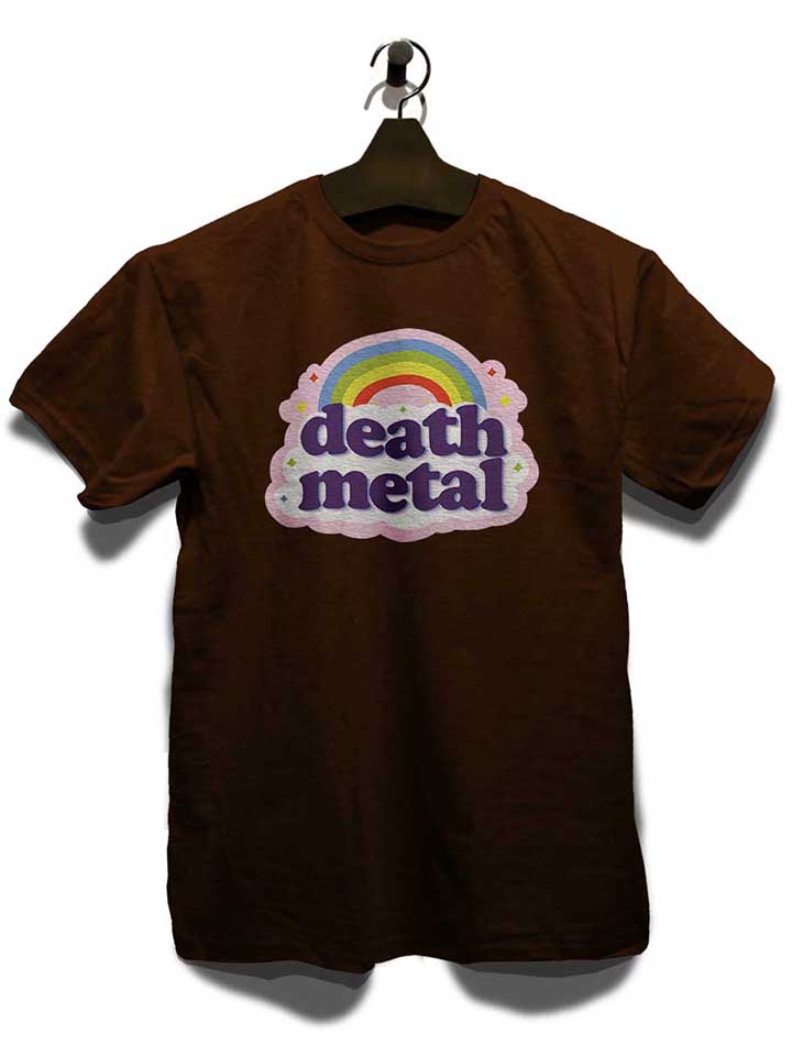 death-metal-rainbow-t-shirt braun 3