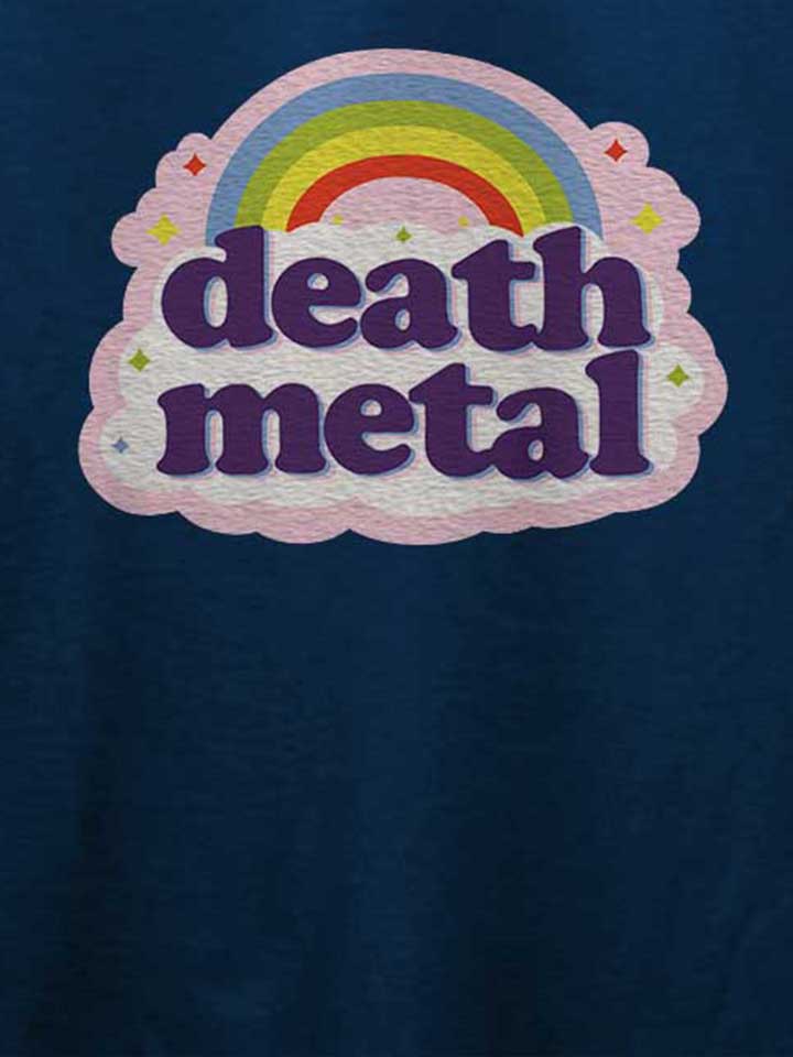 death-metal-rainbow-t-shirt dunkelblau 4