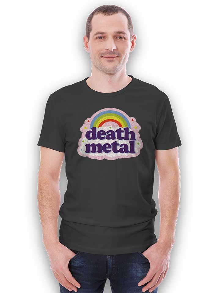 death-metal-rainbow-t-shirt dunkelgrau 2