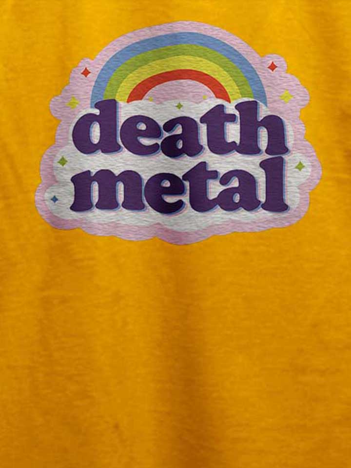 death-metal-rainbow-t-shirt gelb 4