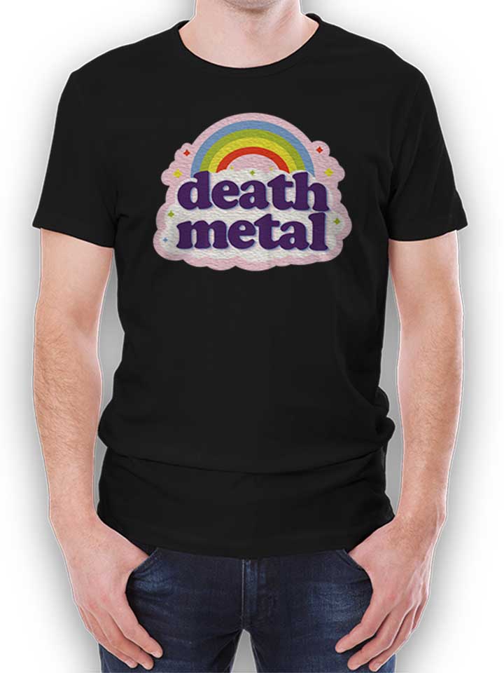 death-metal-rainbow-t-shirt schwarz 1