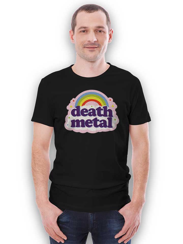 death-metal-rainbow-t-shirt schwarz 2