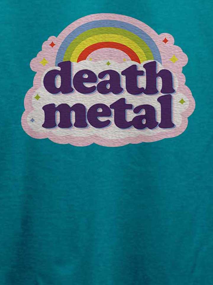 death-metal-rainbow-t-shirt tuerkis 4