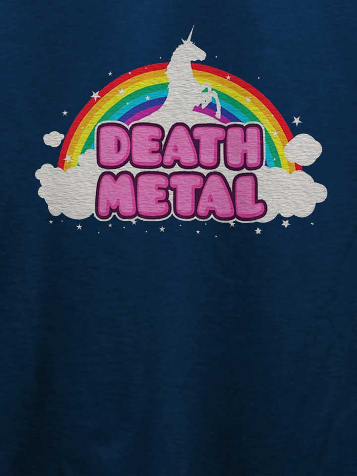 death-metal-unicorn-t-shirt dunkelblau 4