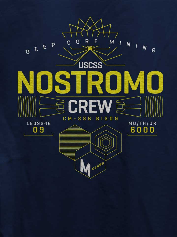 deep-core-mining-nostromo-alien-damen-t-shirt dunkelblau 4