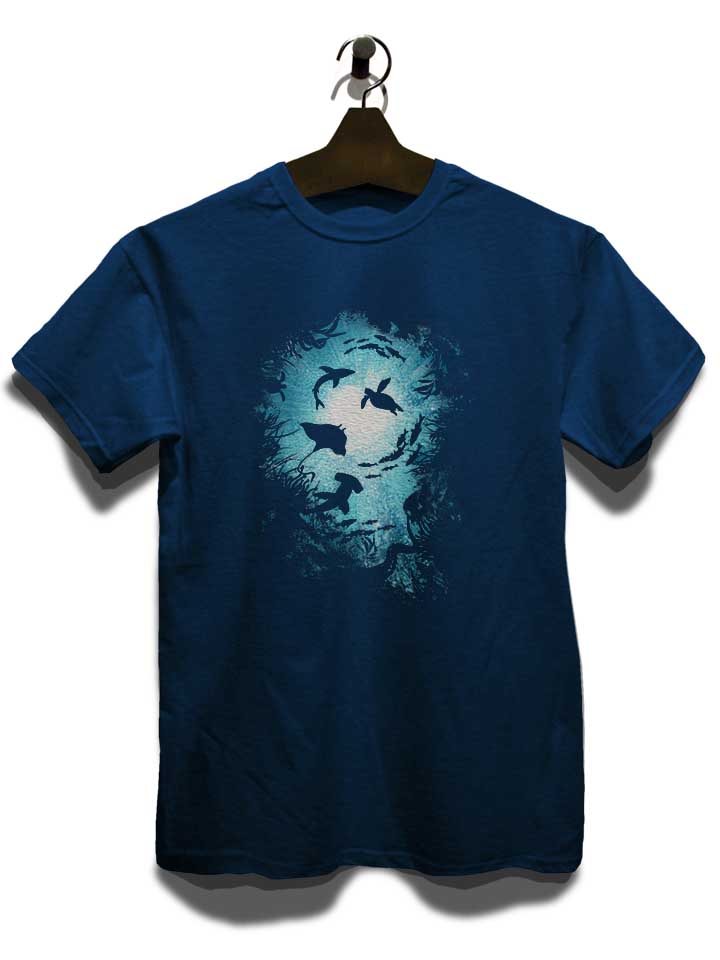 deepness-sea-fishes-t-shirt dunkelblau 3