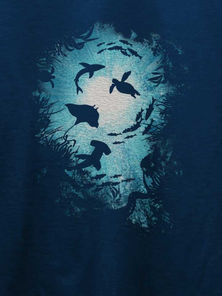 deepness-sea-fishes-t-shirt dunkelblau 4