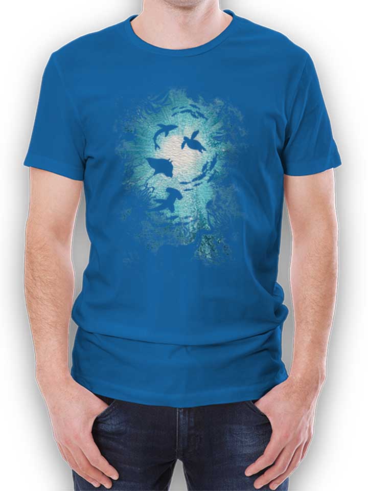 deepness-sea-fishes-t-shirt royal 1