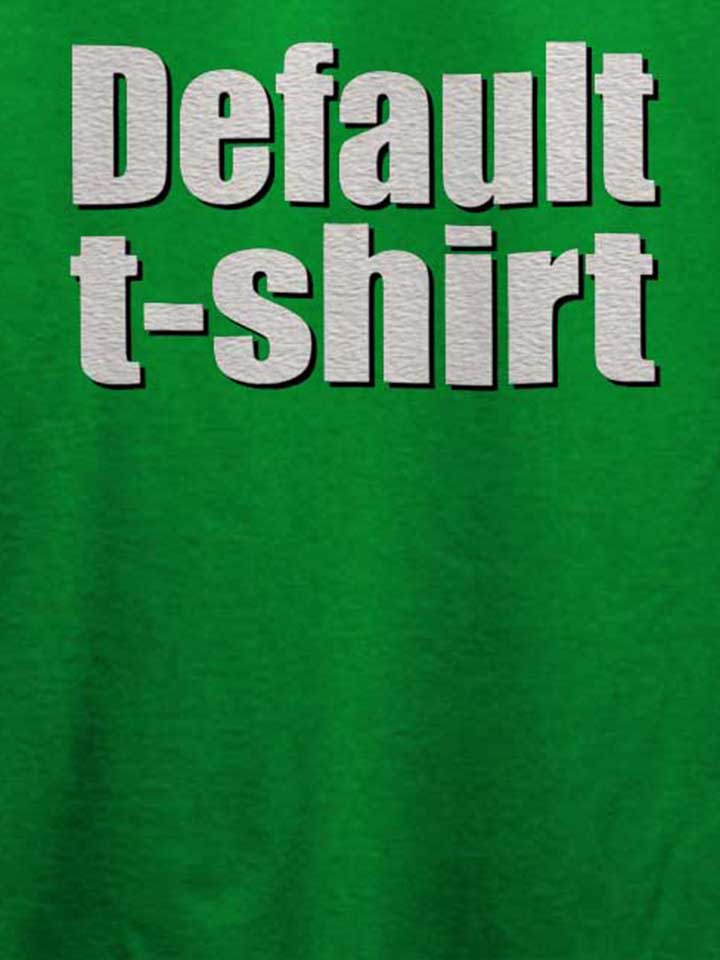 default-t-shirt-t-shirt gruen 4