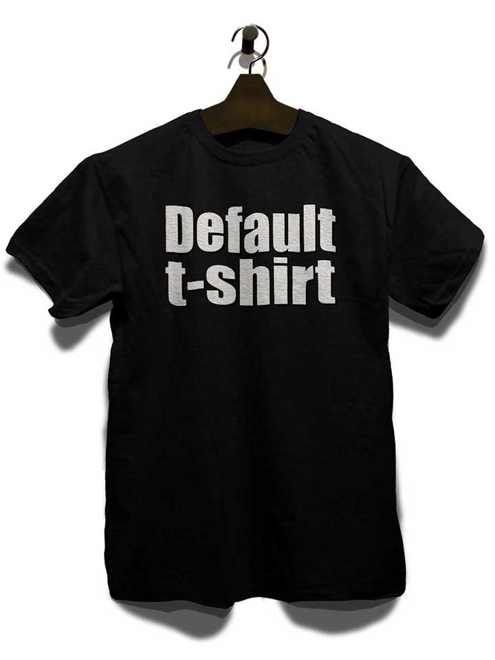 default-t-shirt-t-shirt schwarz 3