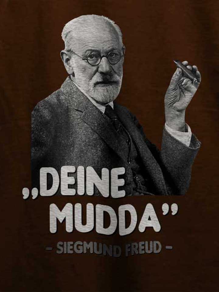 deine-mudda-siegmund-freud-t-shirt braun 4