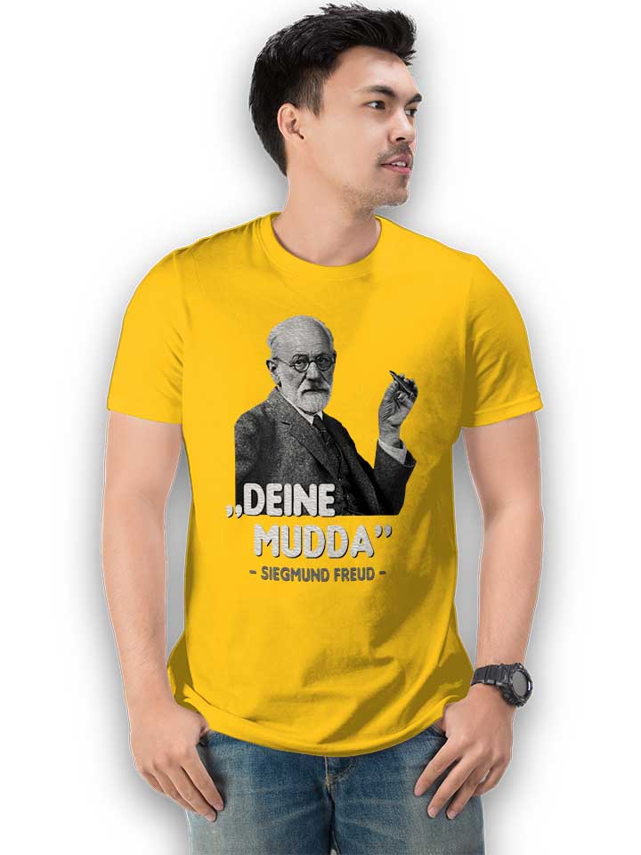 deine-mudda-siegmund-freud-t-shirt gelb 2