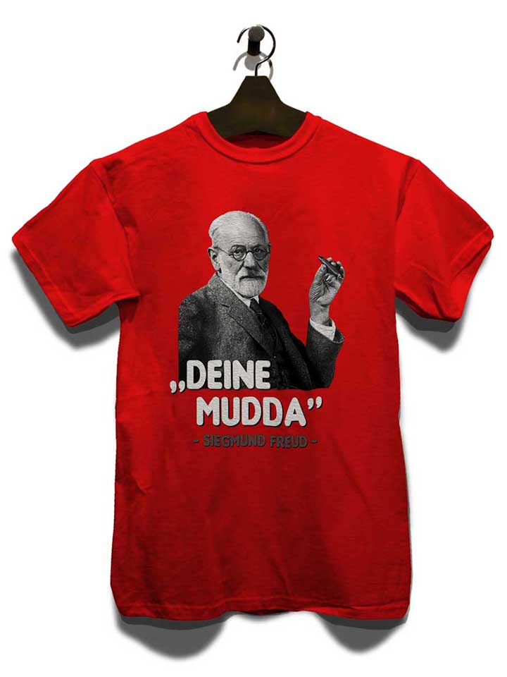 deine-mudda-siegmund-freud-t-shirt rot 3