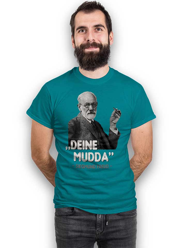 deine-mudda-siegmund-freud-t-shirt tuerkis 2