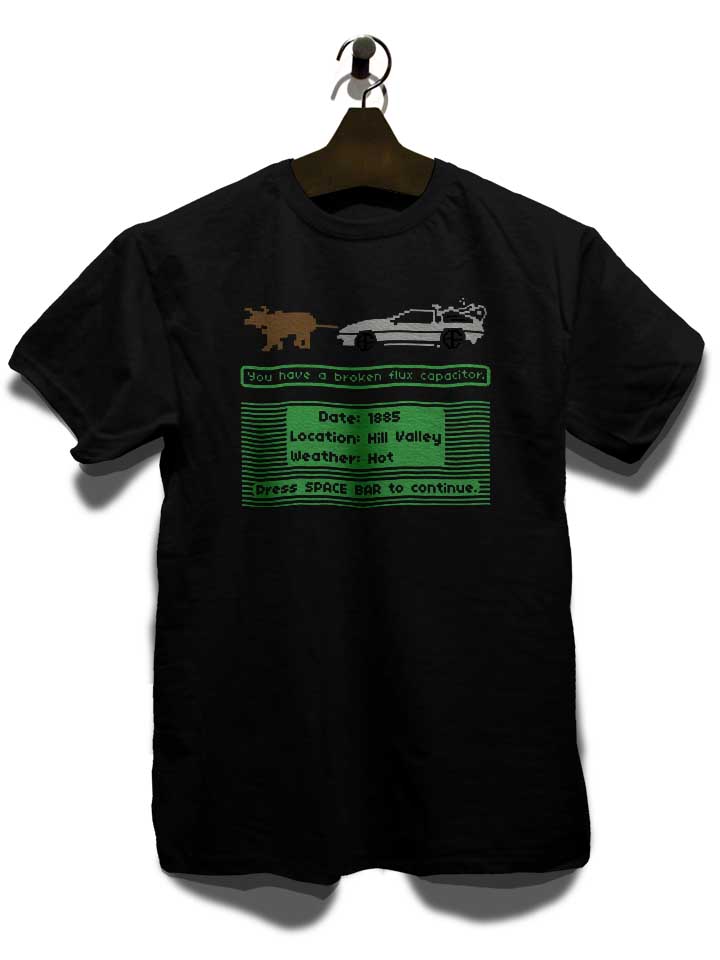 delorean-trail-t-shirt schwarz 3