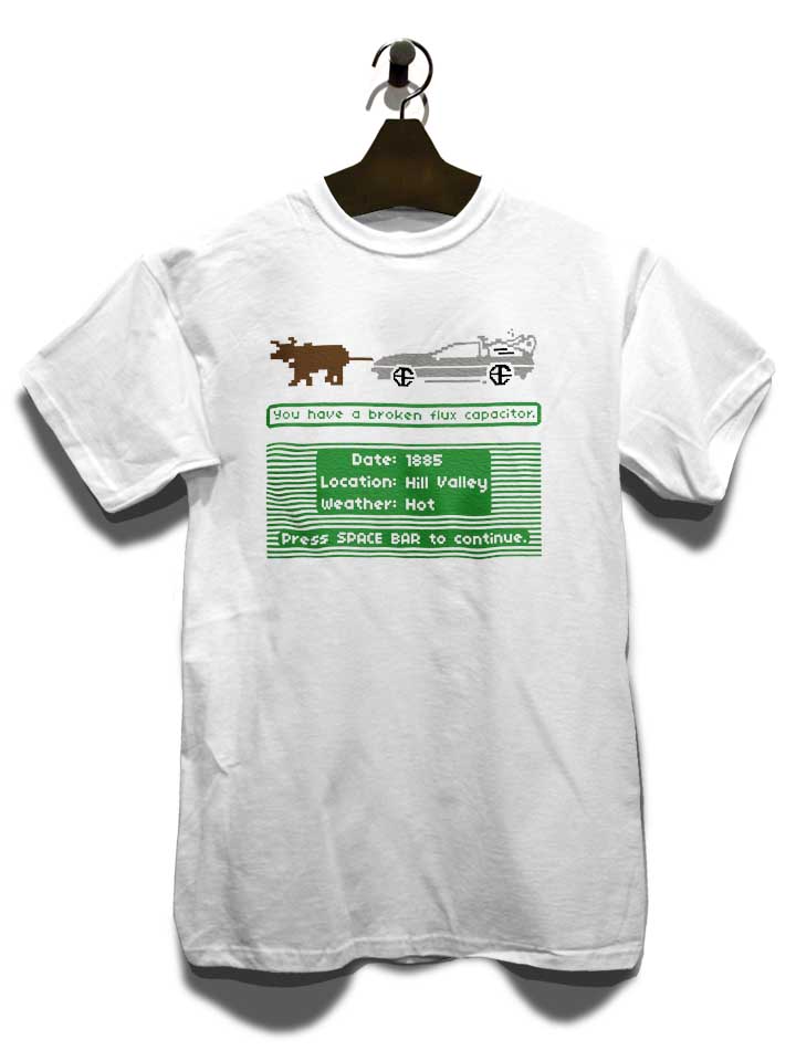 delorean-trail-t-shirt weiss 3