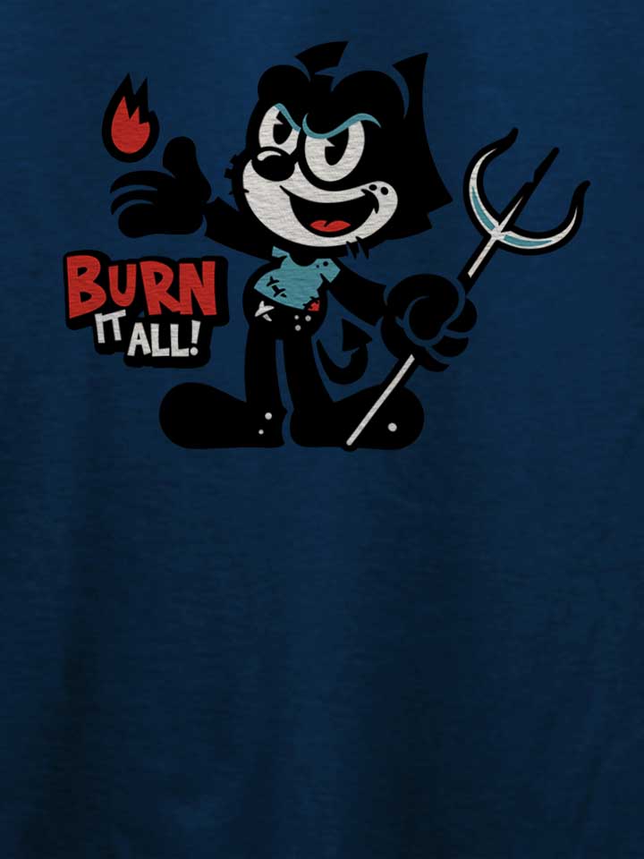 devil-cat-t-shirt dunkelblau 4