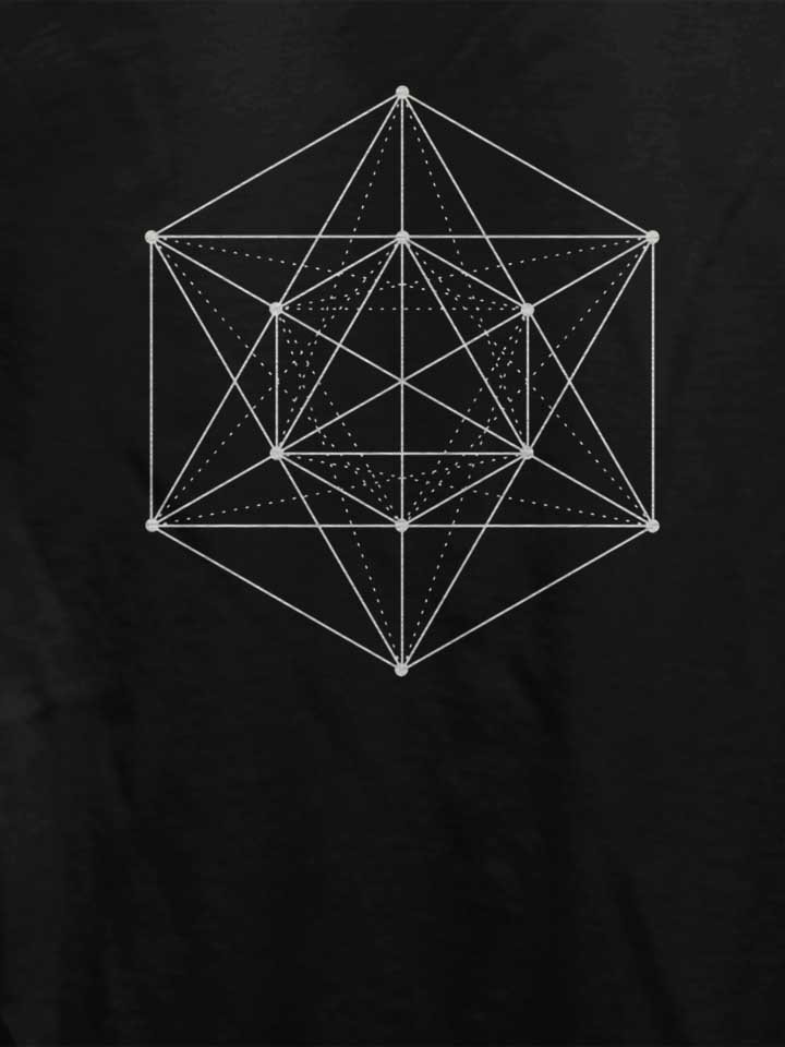 dice-geometry-damen-t-shirt schwarz 4
