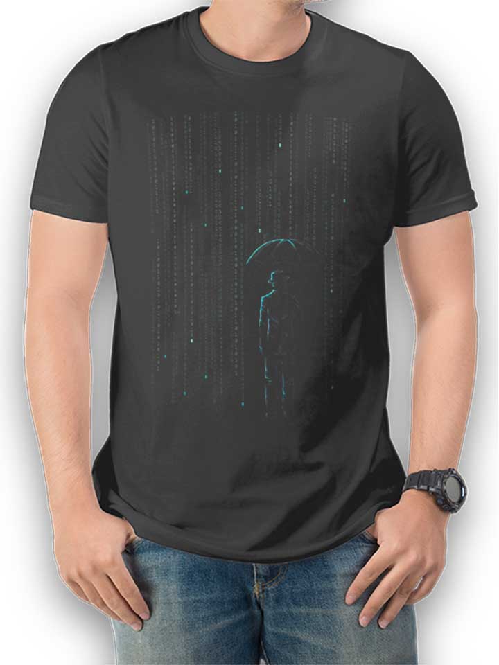 Digital Storm T-Shirt gris-fonc L