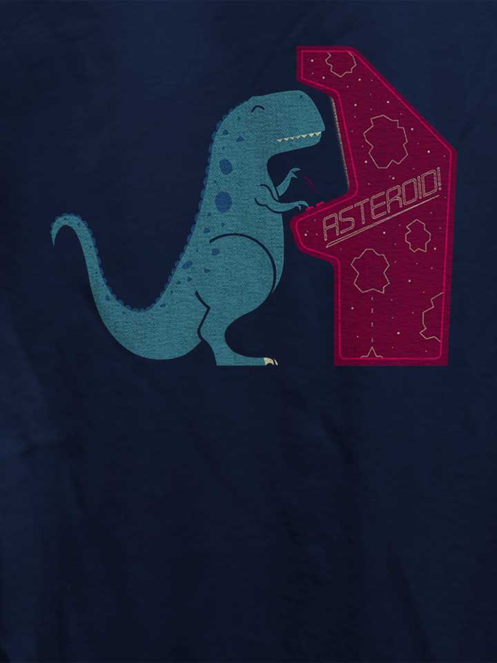 dino-arcade-asteroids-damen-t-shirt dunkelblau 4