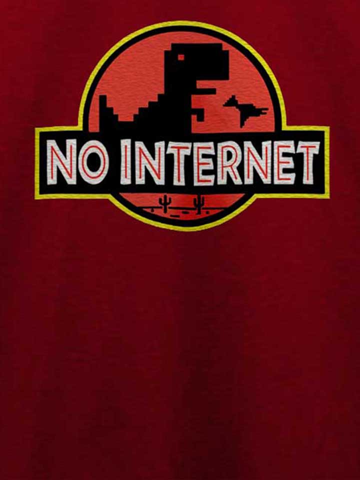 dino-no-internet-park-t-shirt bordeaux 4