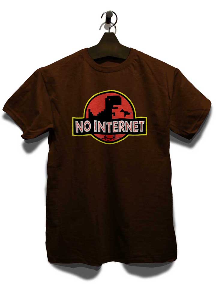 dino-no-internet-park-t-shirt braun 3