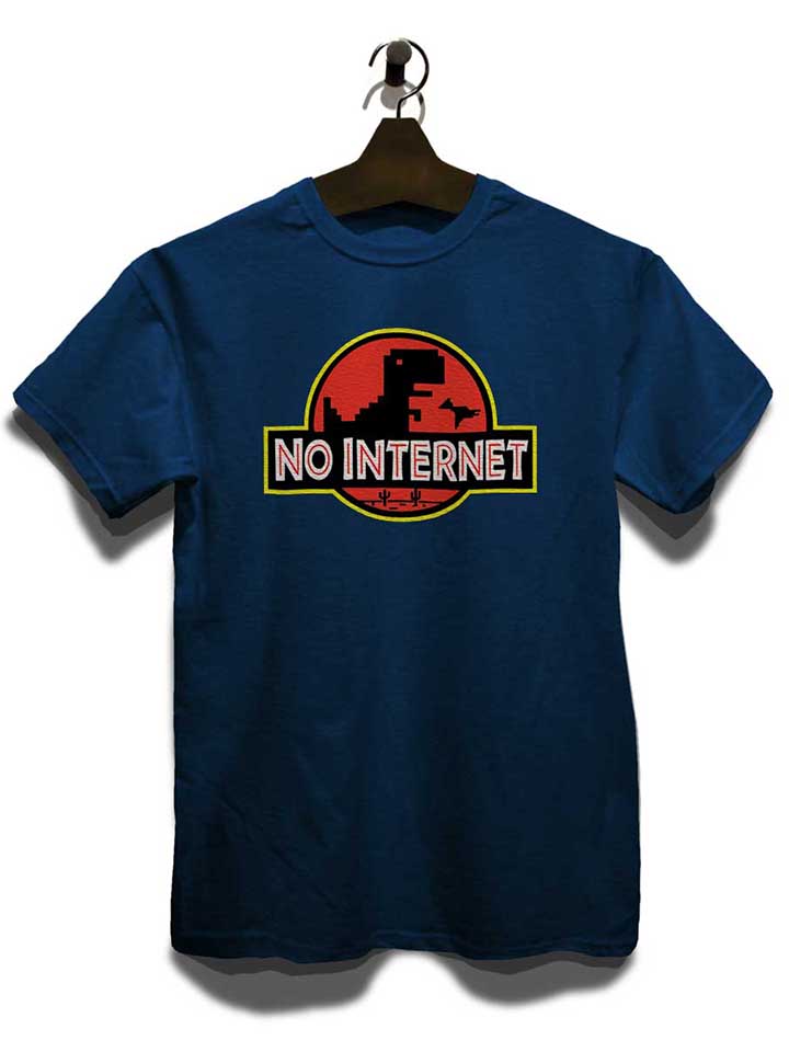 dino-no-internet-park-t-shirt dunkelblau 3