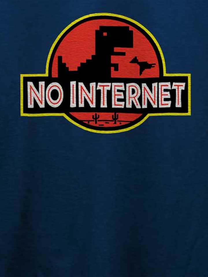 dino-no-internet-park-t-shirt dunkelblau 4