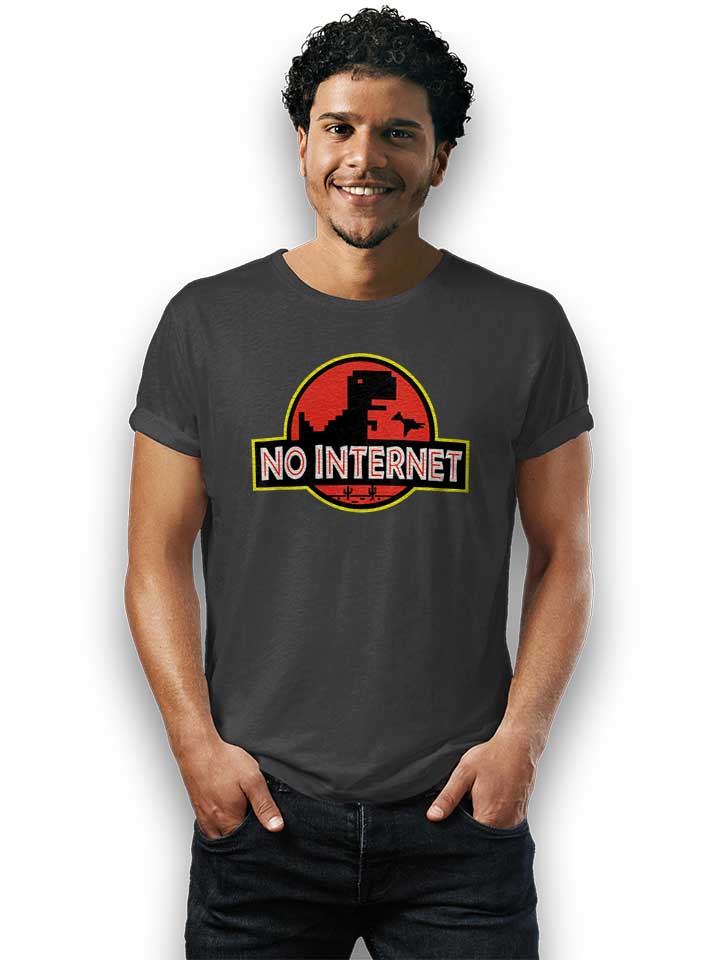 dino-no-internet-park-t-shirt dunkelgrau 2