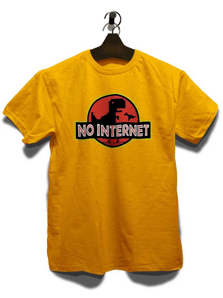 dino-no-internet-park-t-shirt gelb 3