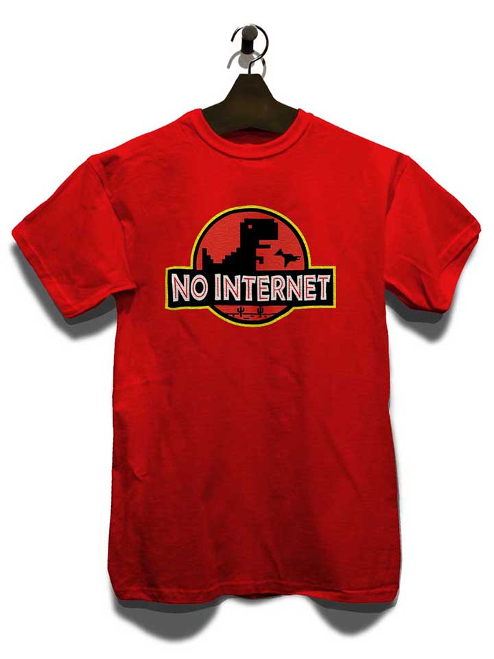 dino-no-internet-park-t-shirt rot 3