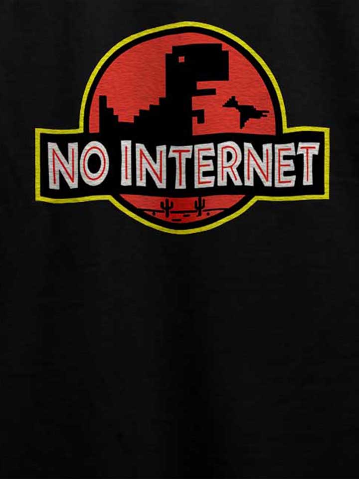 dino-no-internet-park-t-shirt schwarz 4